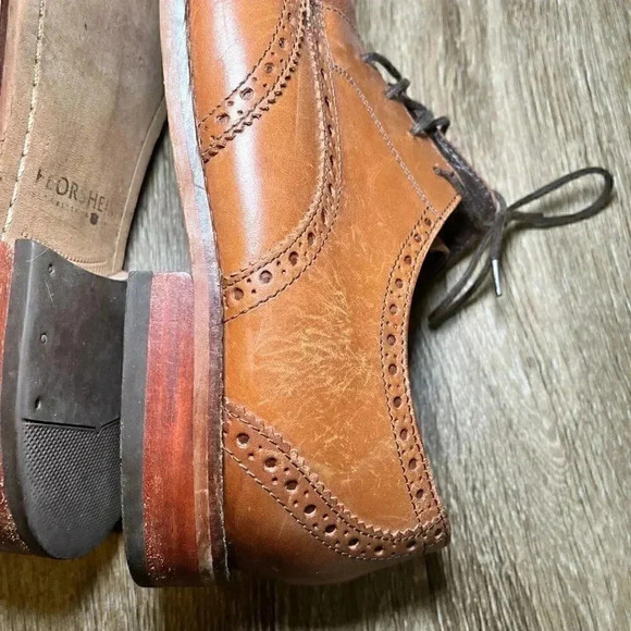 Mens Florsheim Brown Oxford Dress Shoes - 9.5 - Picture 8 of 10